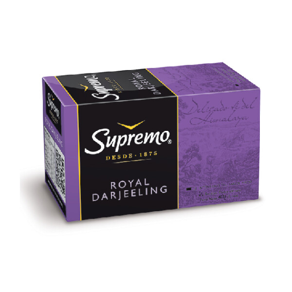 TE SUPREMO ROYAL DARJEELING x 20 sob Unica