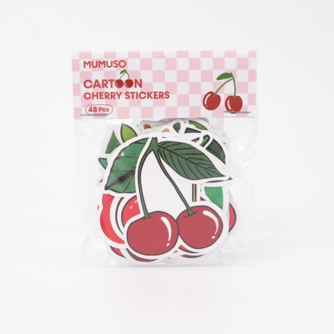 STICKERS DE CEREZAS (48 PIEZAS) STICKERS DE CEREZAS (48 PIEZAS)