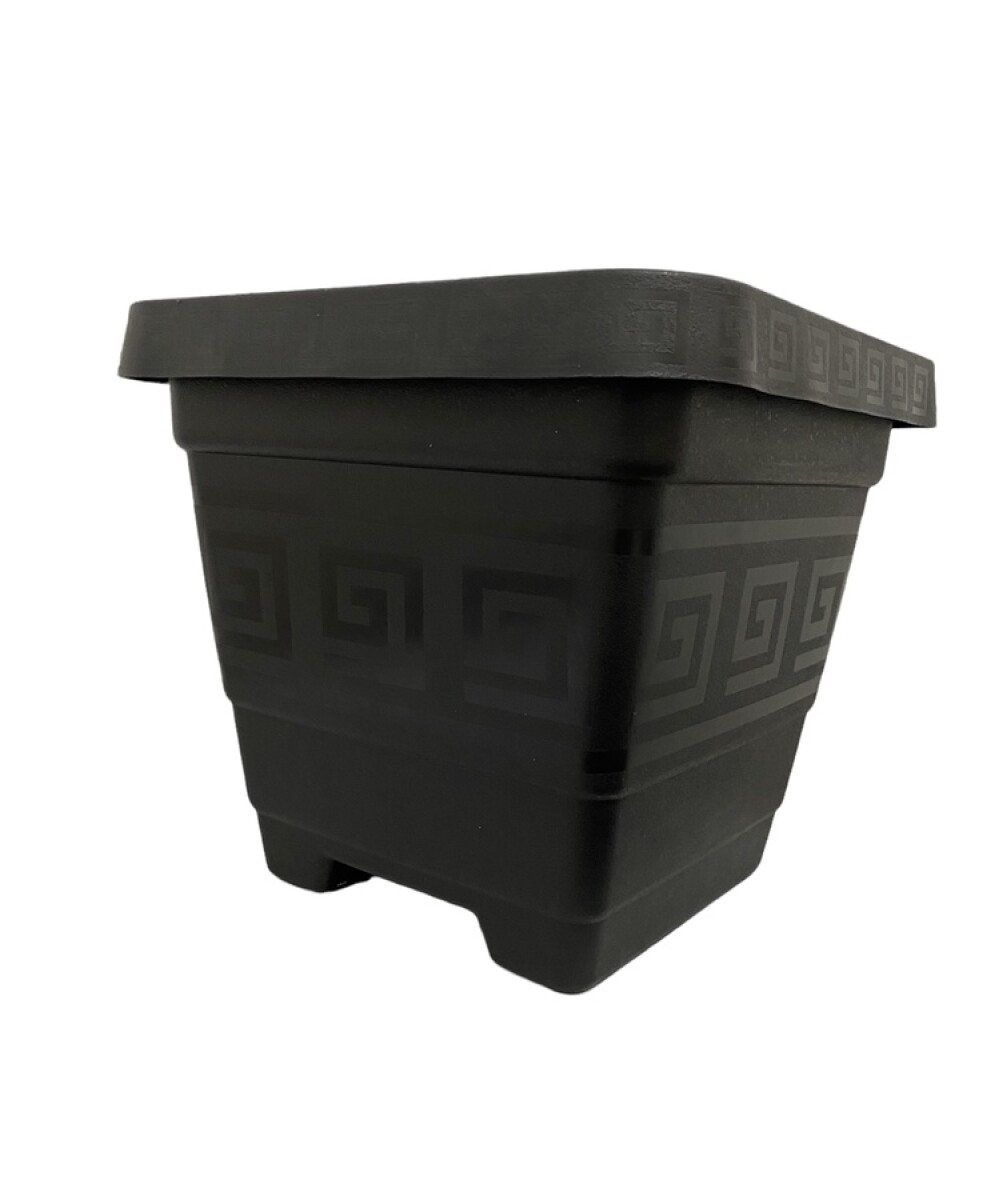MACETA CUADRADA 11 LITROS NEGRA REF 0323 - NEGRO 