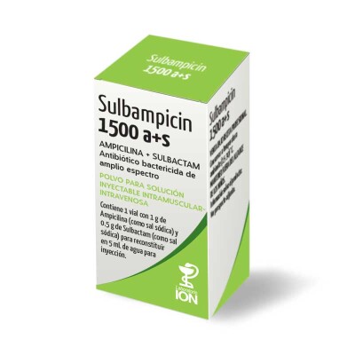 Sulbampicin A+s 1 Ampolla 1.5 Grs. Sulbampicin A+s 1 Ampolla 1.5 Grs.