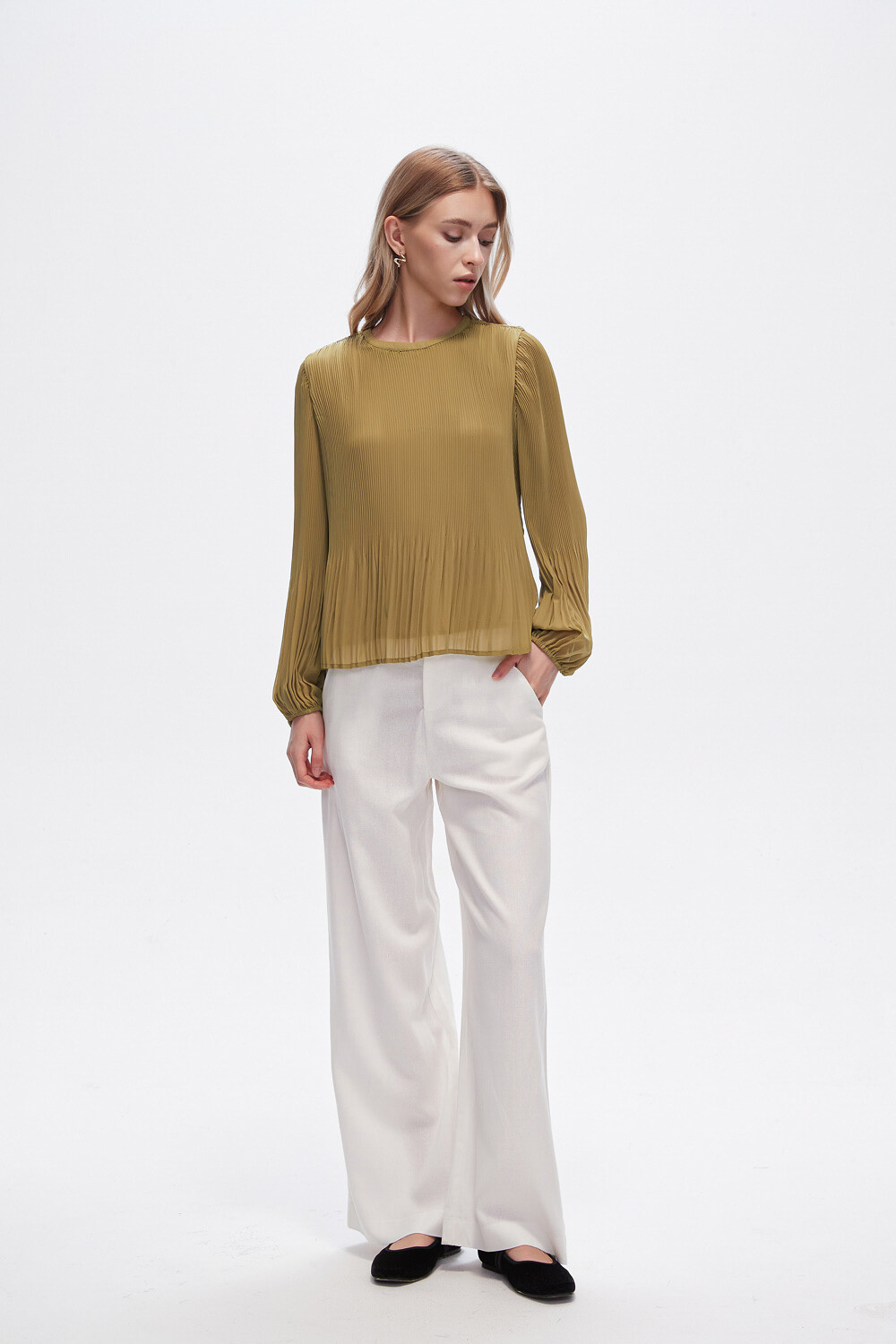Blusa Glame Verde Oliva