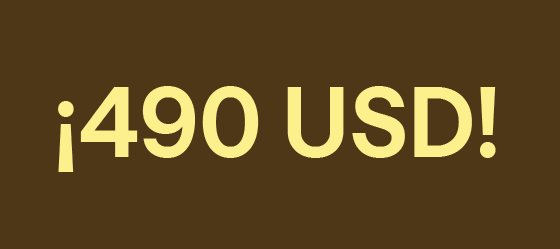 Oportunidades a USD 490