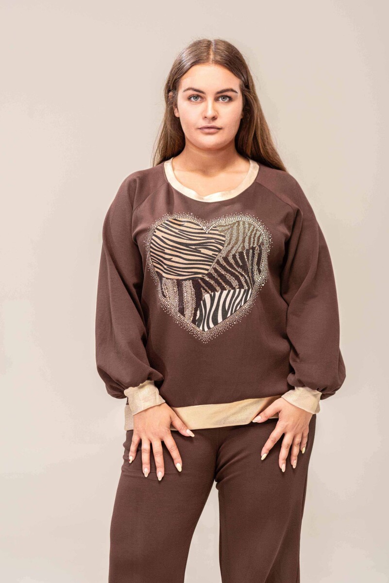 Buzo Vicencio - chocolate 