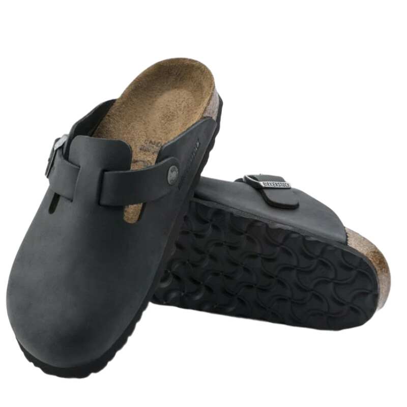 Sandalias Birkenstock Boston Leoi - Negro Sandalias Birkenstock Boston Leoi - Negro