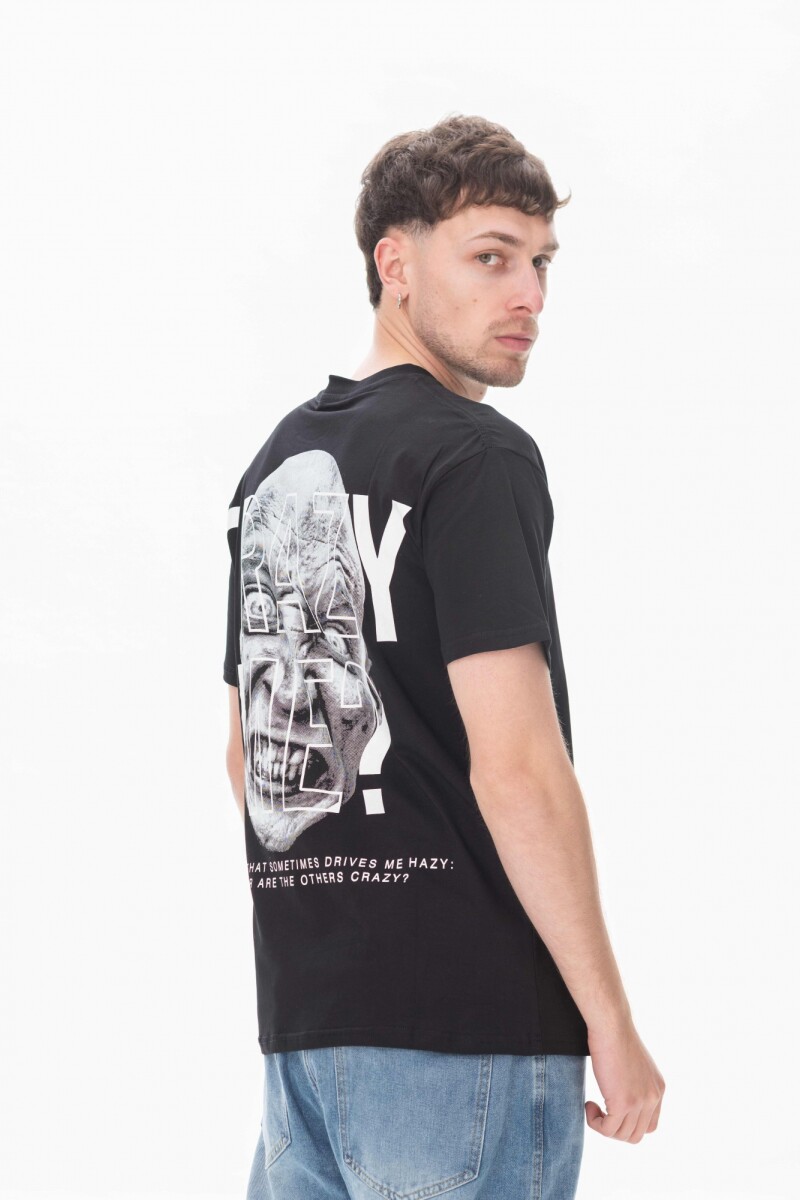 Remera Crazy Negro