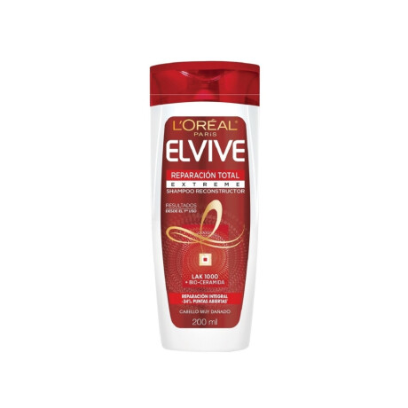 Shampoo L'Oréal Paris Elvive Reparación Total 5' Extreme 200ml Shampoo L'Oréal Paris Elvive Reparación Total 5' Extreme 200ml