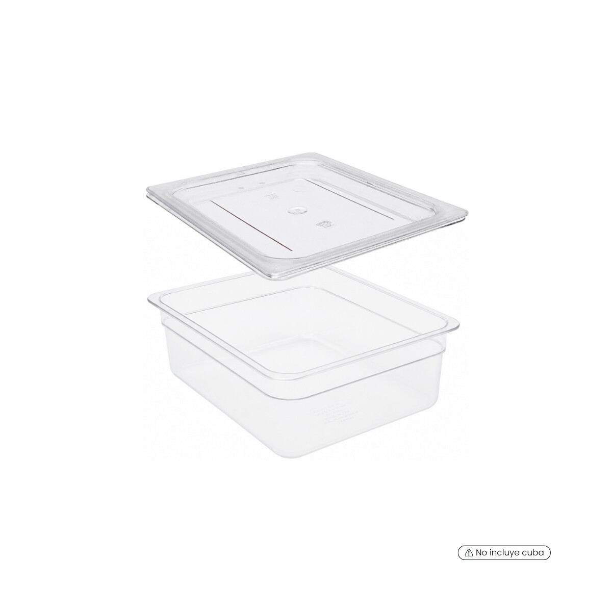 Tapa Rigida para Cuba Policarbonato GN 1/2 