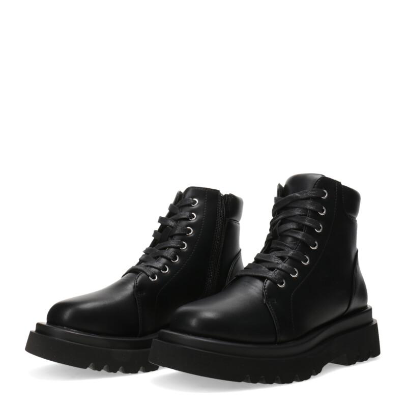 Botas de Mujer Miss Carol PONDS Borcego chato Negro