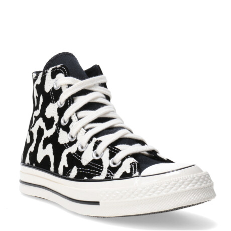 Championes Unisex Converse Chuck 70 Leopard Remix Negro - Blanco