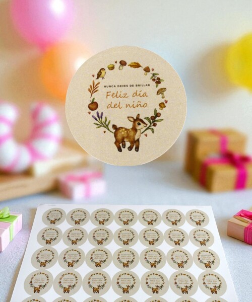 Stickers día del niño plancha DISEÑO 3