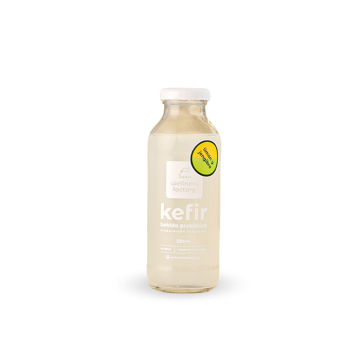 Agua de Kefir limon y jengibre 330ml 