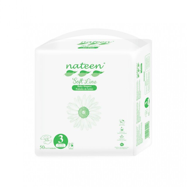 Pañales de Bebé Nateen Línea Soft Paquetón