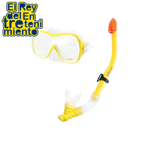 Set Snorkel+ Patas De Rana+ Mascara Intex P/ Adulto Inx055658