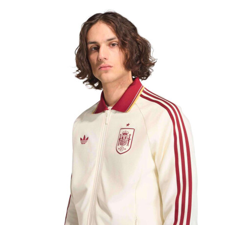 Campera Presentación Segunda Equipación España De Hombre Blanco