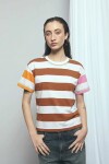 Remera rayada PREVENTA multicolor