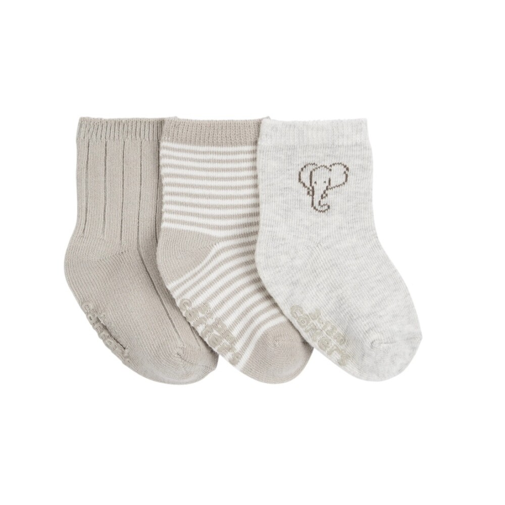 set X3 medias Carters Elefante gris set X3 medias Carters Elefante gris