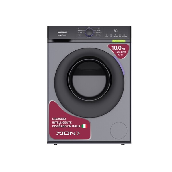 Lavarropas Xion 10kg carga frontal Gris XI-LAV100F Lavarropas Xion 10kg carga frontal Gris XI-LAV100F
