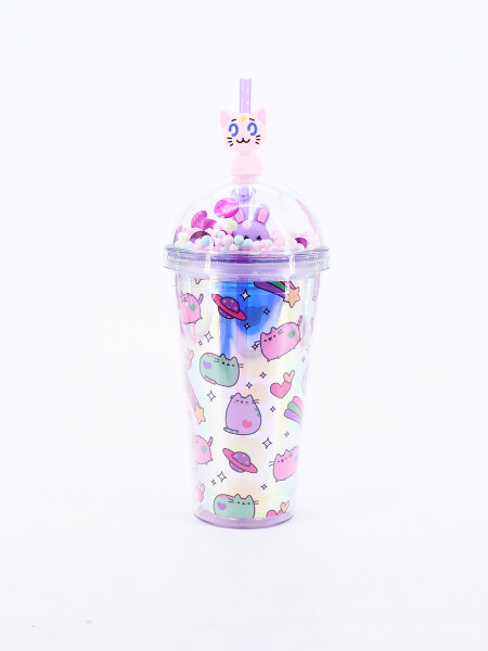 VASO CAT PLATEADO (V)