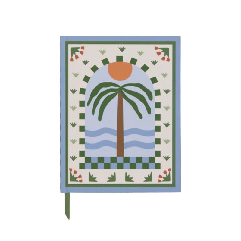 Cuaderno tapa dura rayado 15 x 19,5cm Palm