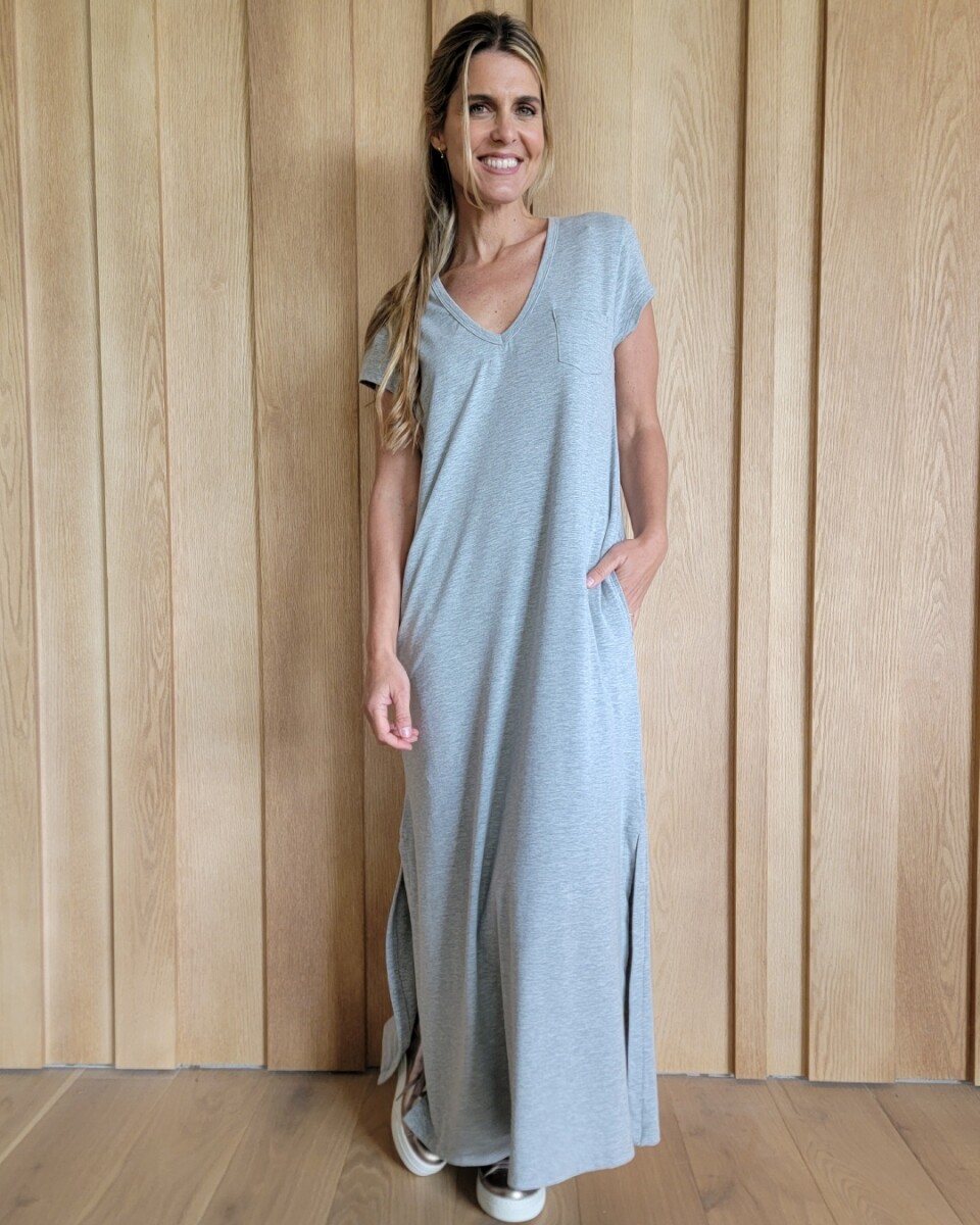 Vestido Clivia - Cotton Gris 