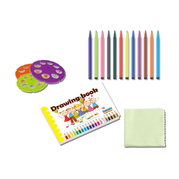 Mini Proyector Led Con Pizarra Para Dibujar Niños C/ Musica Variante Color Marrón