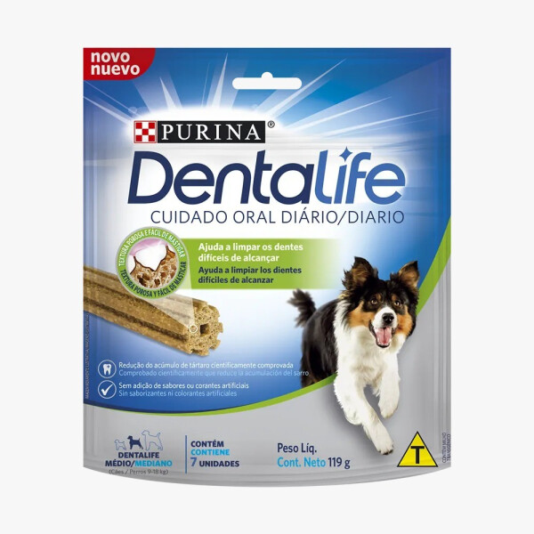 SNACK DENTAL PURINA DENTALIFE RAZAS MEDIANAS 119G SNACK DENTAL PURINA DENTALIFE RAZAS MEDIANAS 119G