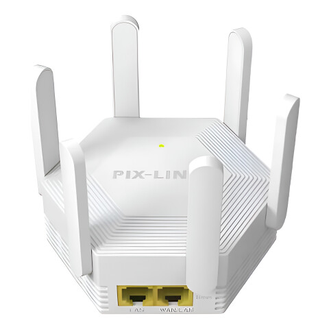 Router Repetidor Amplificador Inalámbrico WiFi Pix-Link WR55 Color Blanco