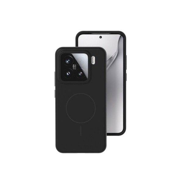 Protector para Xiaomi 15 MagSAfe engomado color negro Protector Para Xiaomi 15 Magsafe Engomado Color Negro
