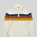 SWEATER NILO CON MEDIO CIERRE RUSTY Crudo