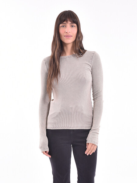 REMERA PARADISE BEIGE OSCURO