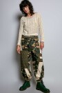 PANTALON PATCHWORK Verde