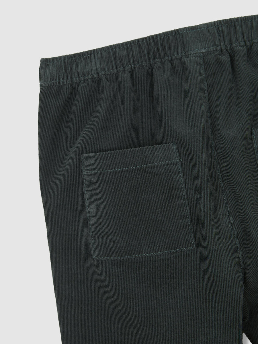 Pantalon Micropana Todo Gomas Verde Oscuro