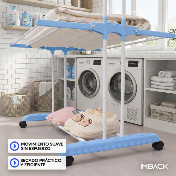 Tendedero Vertical Varillas Acero Plegable De 3 Niveles Tender Ropa Lavadero Metal De Pie 54x68x168 Cm Celeste Tendedero Vertical Varillas Acero Plegable De 3 Niveles Tender Ropa Lavadero Metal De Pie 54x68x168 Cm Celeste