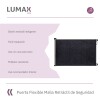 Puerta Flexible Lumax con Malla Retráctil de Seguridad Negro