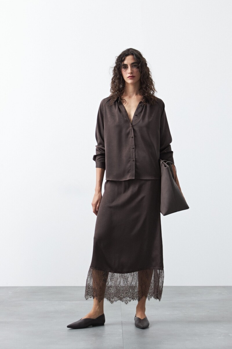 FALDA SCARLET Chocolate