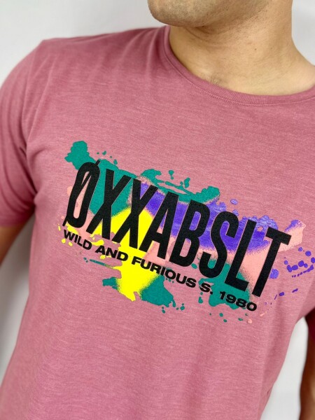 T-SHIRT OXX S007-24 ROSADO