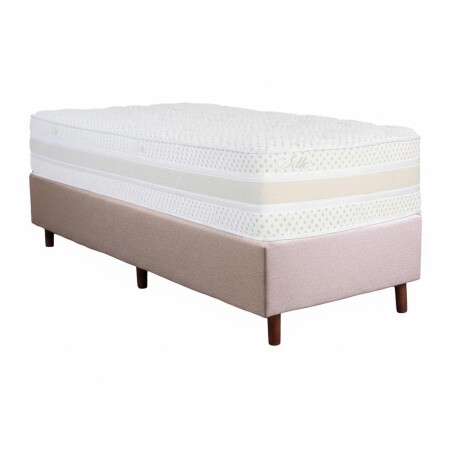 SOMMIER 1 PLAZA RESORTES POCKET DENSIDAD SIMPHONY