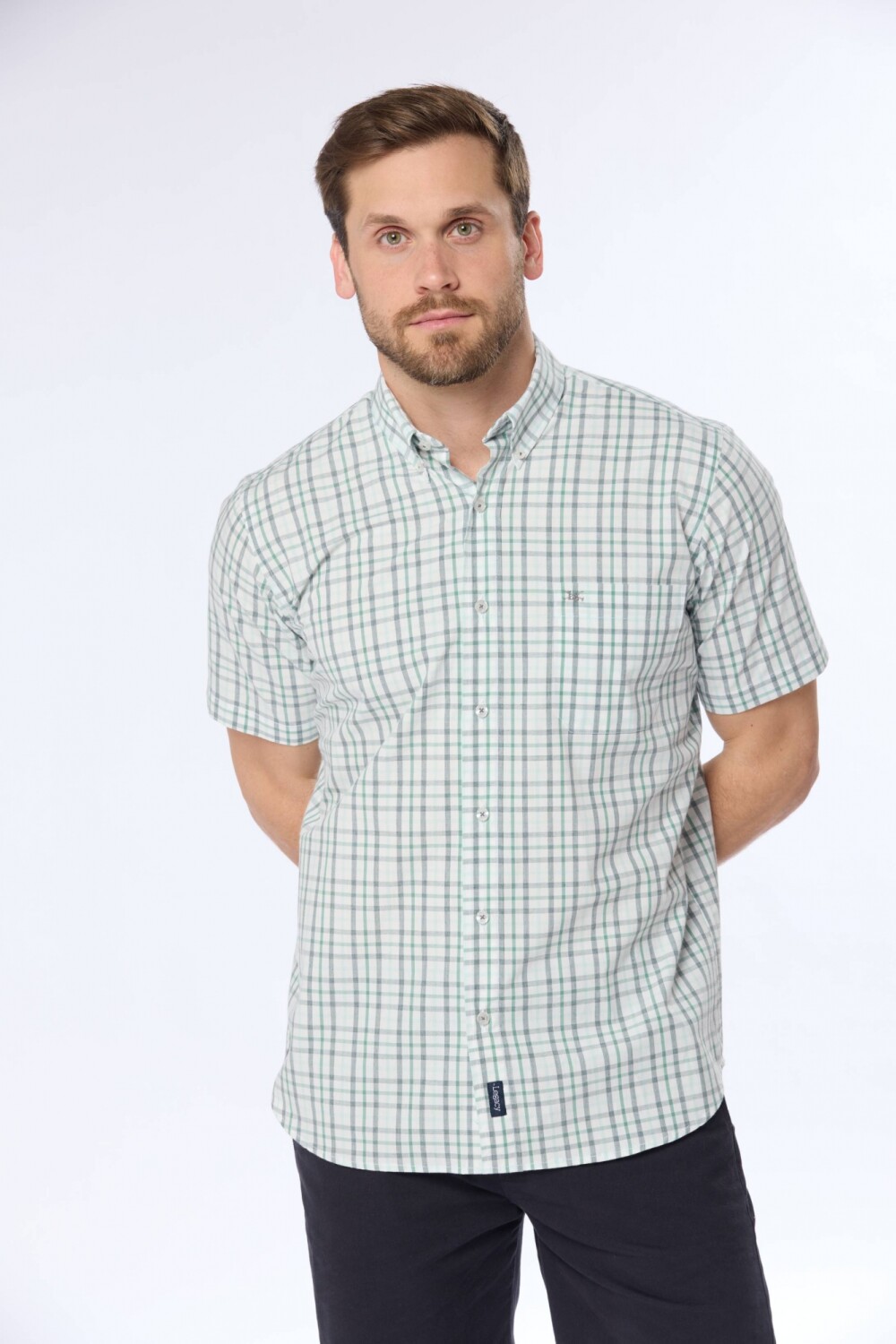 CAMISA SPORT A CUADROS Verde