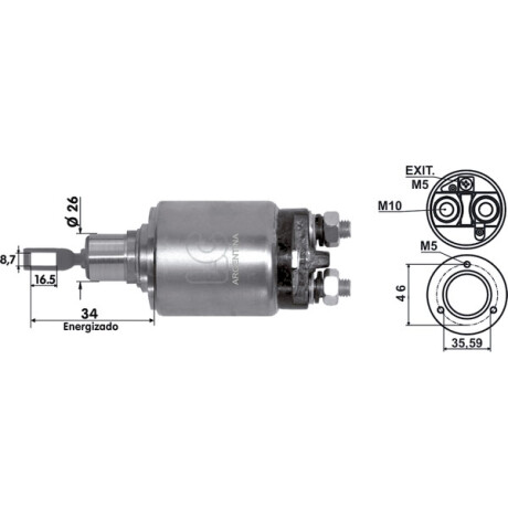 AUTOMATICO DE ARRANQUE - AEOLUS-JAC TRUCK 24V 3 TORN.=SS.3785CH LC AUTOMATICO DE ARRANQUE - AEOLUS-JAC TRUCK 24V 3 TORN.=SS.3785CH LC