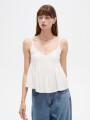 Musculosa Leka Marfil / Off White