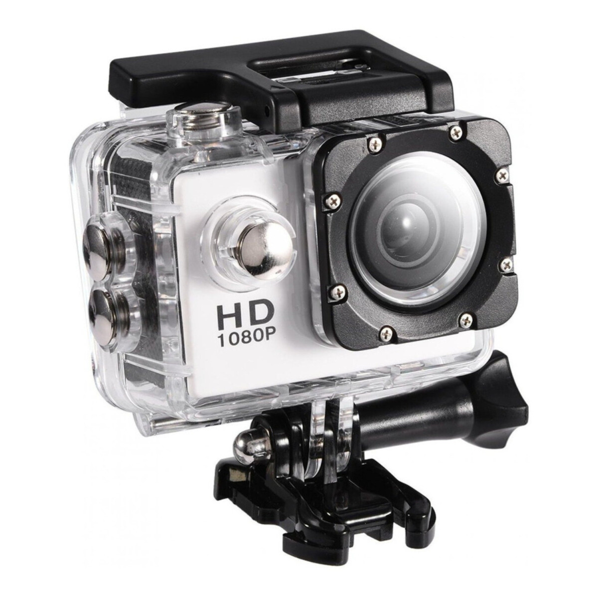 Cámara Deporte Tipo Go Pro Full Hd 1080p C/Accesorios - Variante Color Blanco 