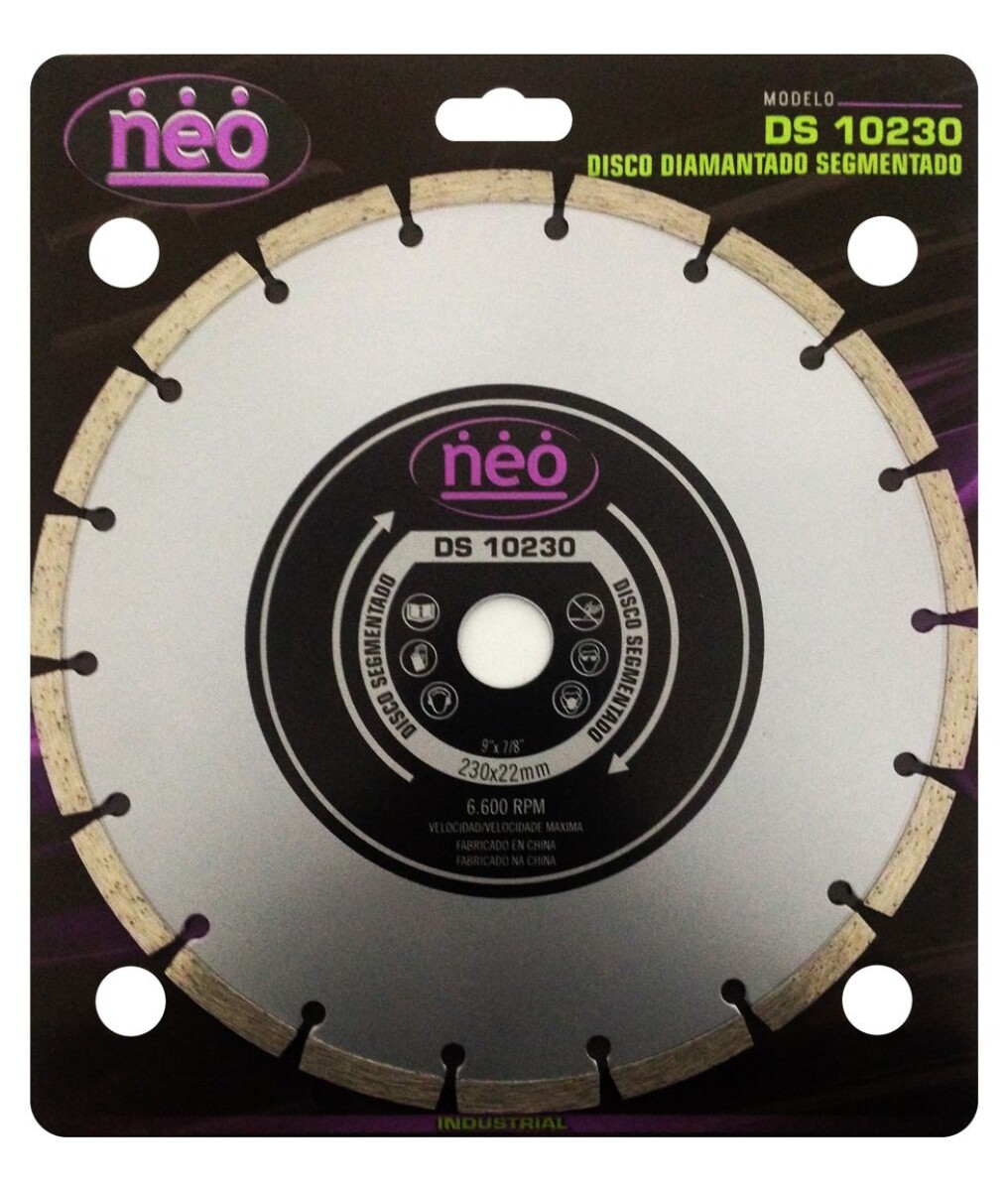 DISCO DIAMANTADO SEGMENTADO NEO- 230X22 M - N/A 