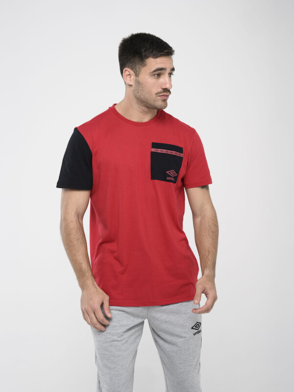 Remera Pocket Umbro Hombre Roj