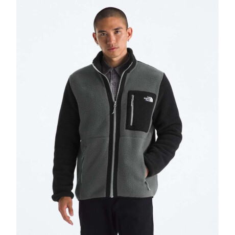 Campera Polar Yumiori Full-Zip Anthracite Grey/tnf Bla