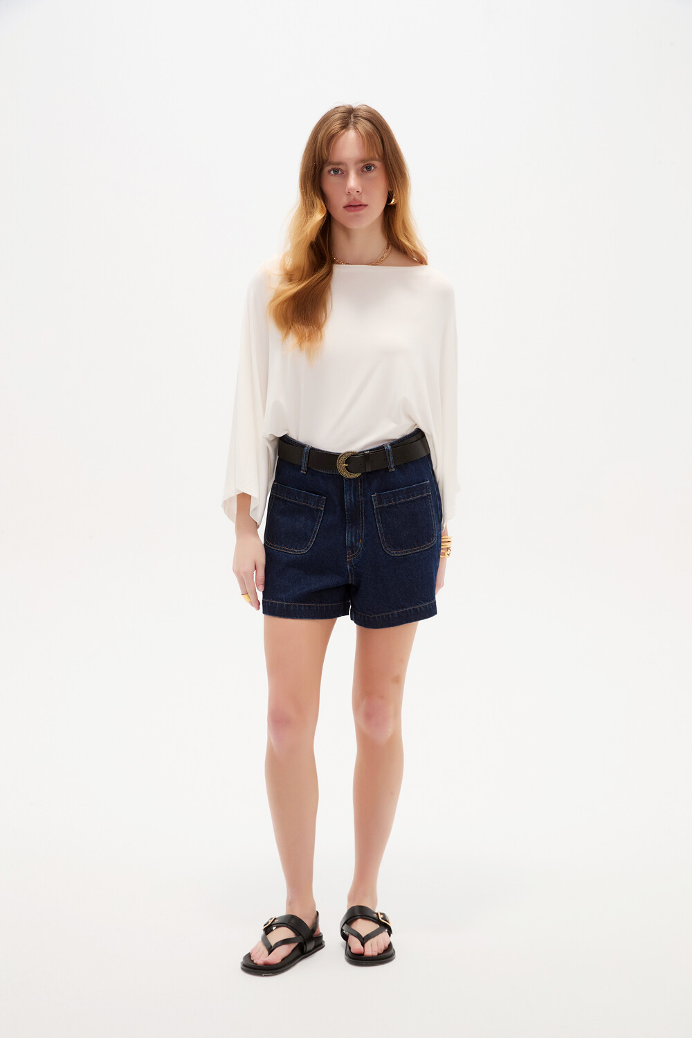Short Tariane Azul Indigo