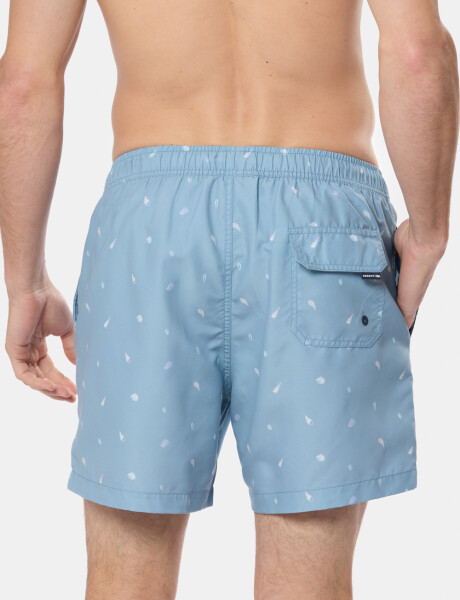 SHORT ESTAMPADO Celeste