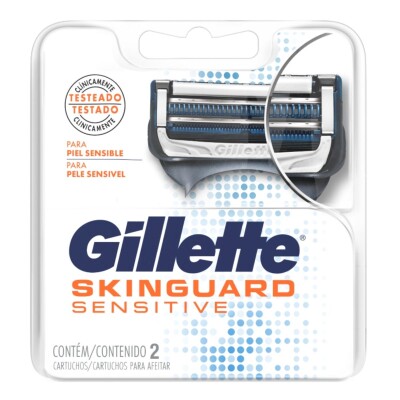 Cartuchos para Afeitar Gillette SkinGuard Sensitive Repuesto X2