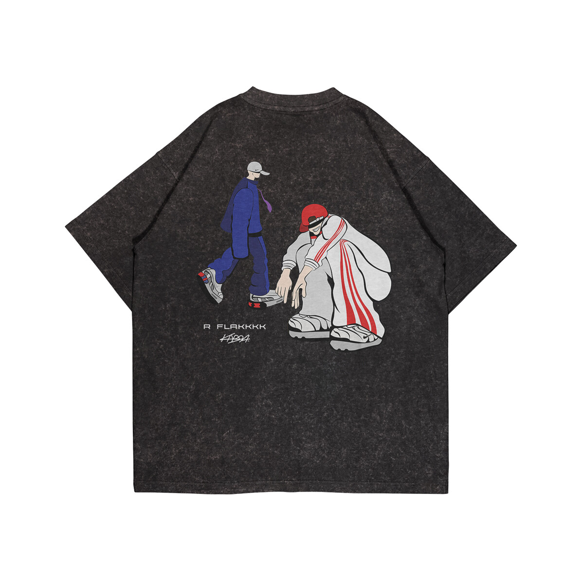 REMERA R FLAKKKK - NEGRA 