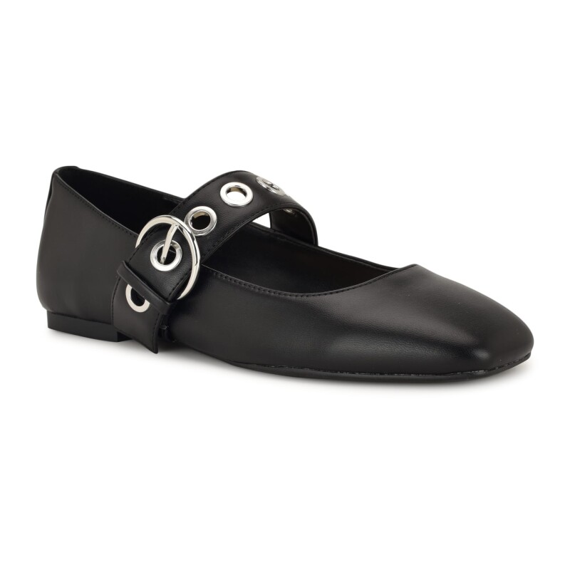 Flats Kebba3 Black 02 Leather