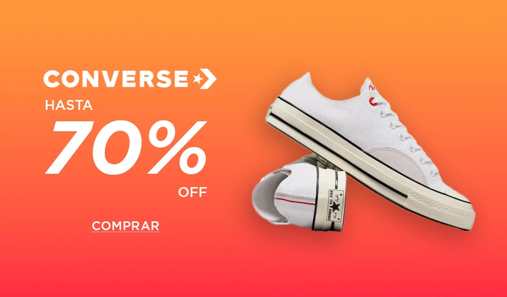 Converse con hasta 50%
